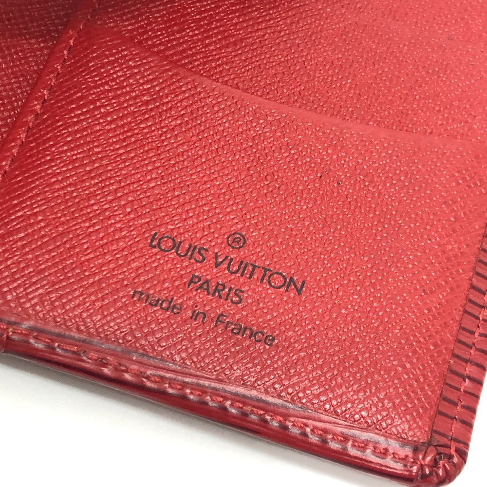 LOUIS VUITTON M6358E Organizer de Poche Business Card Holder, Pass Case, Card Case, Epi Leather, Women's, Red