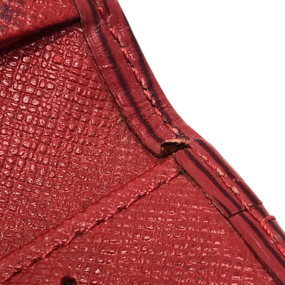 LOUIS VUITTON M6358E Organizer de Poche Business Card Holder, Pass Case, Card Case, Epi Leather, Women's, Red