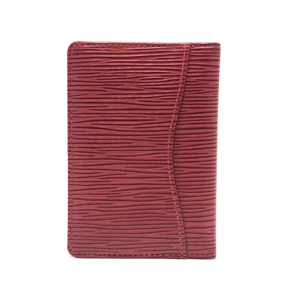 LOUIS VUITTON M6358E Organizer de Poche Business Card Holder, Pass Case, Card Case, Epi Leather, Women's, Red