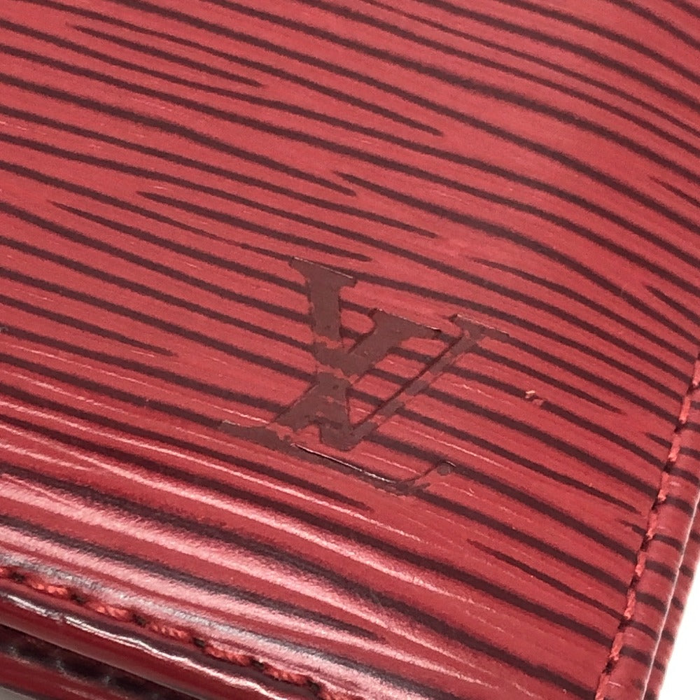 LOUIS VUITTON M6358E Organizer de Poche Business Card Holder, Pass Case, Card Case, Epi Leather, Women's, Red