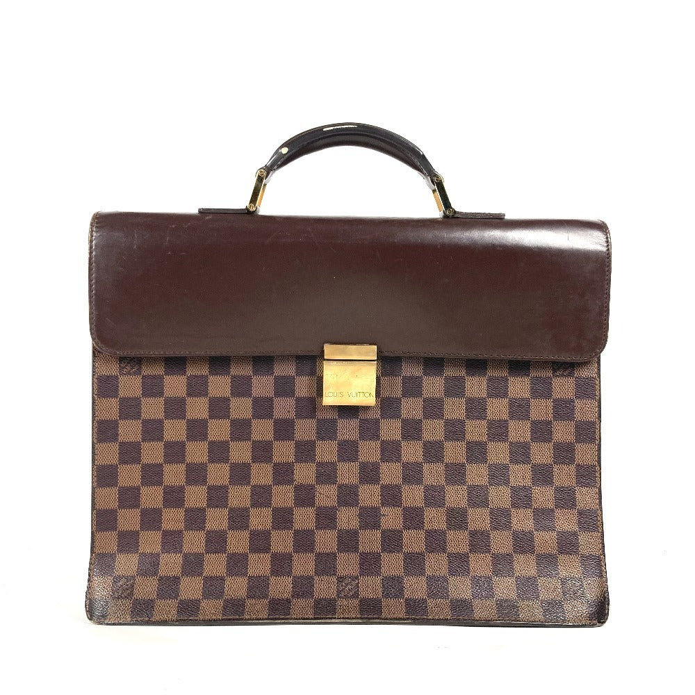 LOUIS VUITTON N53315 ダミエ アルトナPM カバン 書類バッグ ブリーフケース ビジネスバッグ ダミエキャンバス メンズ エベヌ ブラウン