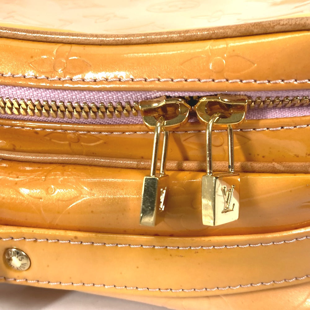 LOUIS VUITTON M91037 モノグラムヴェルニ ウースター ポシェット カバン 斜め掛け ショルダーバッグ モノグラムヴェルニ レディース ローズ ピンク