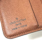 LOUIS VUITTON M61667 Compact zip BifoldCompact Wallet Folded wallet MonogramCanvas Brown Used