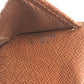 LOUIS VUITTON M61667 Compact zip BifoldCompact Wallet Folded wallet MonogramCanvas Brown Used