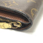 LOUIS VUITTON M61667 Compact zip BifoldCompact Wallet Folded wallet MonogramCanvas Brown Used