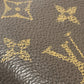 LOUIS VUITTON M61667 Compact zip BifoldCompact Wallet Folded wallet MonogramCanvas Brown Used
