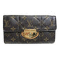 LOUIS VUITTON M66556 Monogram Etoile Portefeuille Sarah Wallet, Monogram Canvas, Unisex, Brown