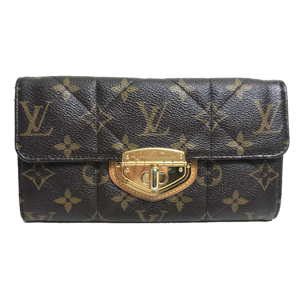 LOUIS VUITTON M66556 Monogram Etoile Portefeuille Sarah Wallet, Monogram Canvas, Unisex, Brown
