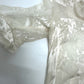 BALENCIAGA Crinkled Ribbon Sheer Rayon Blouse in White for Women