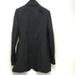 BALENCIAGA 571278 Single Black Basic Jacket with Shoulder Pads, Long Sleeve, Cotton, Women's, Black