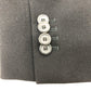 BALENCIAGA 571278 Single Black Basic Jacket with Shoulder Pads, Long Sleeve, Cotton, Women's, Black
