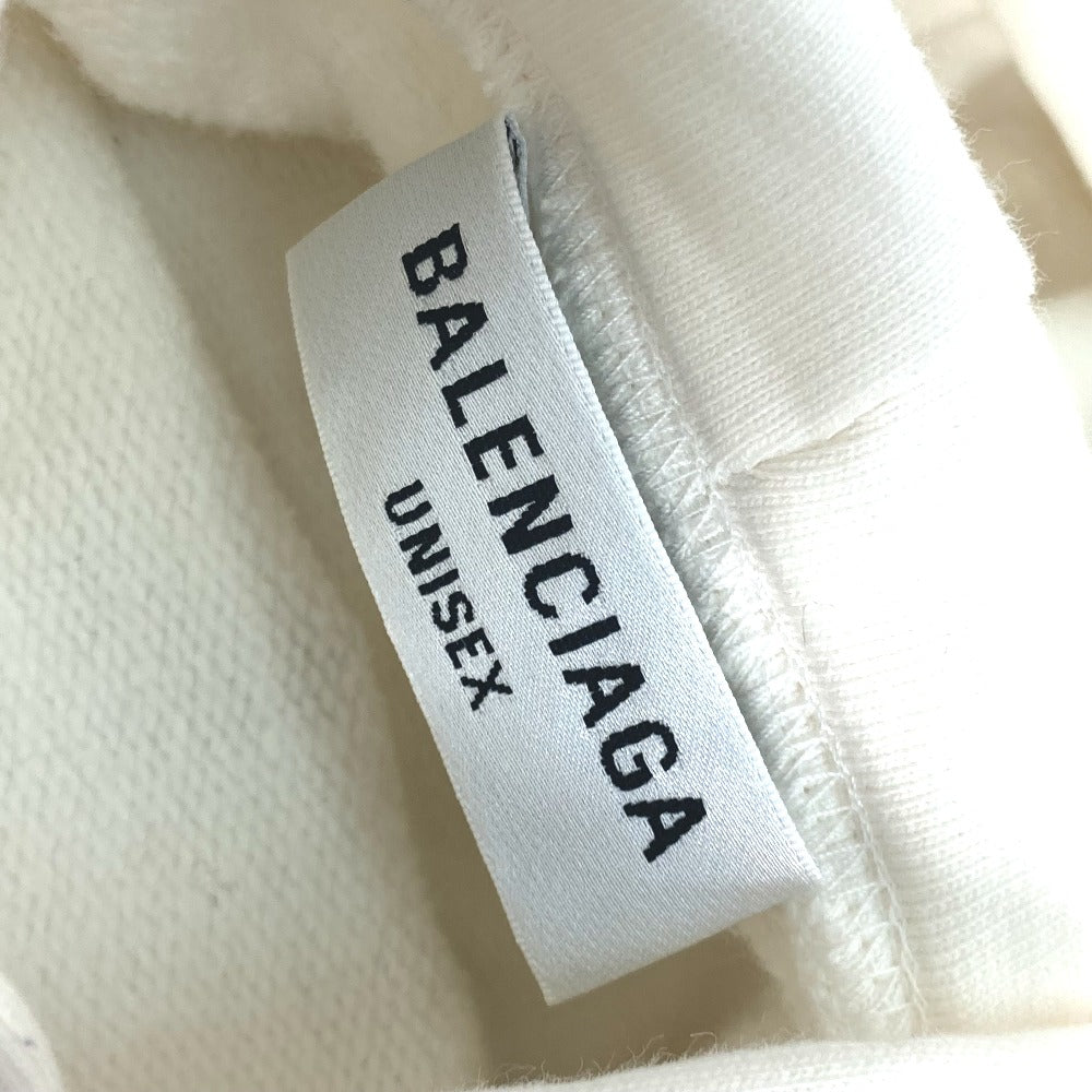 BALENCIAGA 675003 シンプソンズコラボ THE SIMPSONS フーディ フード付き スウェット 長袖 アパレル トレーナー コットン メンズ ホワイト