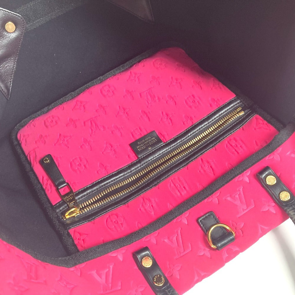 LOUIS VUITTON M92802 クルーズライン スキューバーMM カバン トートバッグ 肩掛け ショルダーバッグ マイクロファイバー レディース ピンク