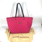 LOUIS VUITTON M92802 クルーズライン スキューバーMM カバン トートバッグ 肩掛け ショルダーバッグ マイクロファイバー レディース ピンク