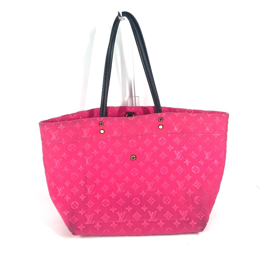 LOUIS VUITTON M92802 クルーズライン スキューバーMM カバン トートバッグ 肩掛け ショルダーバッグ マイクロファイバー レディース ピンク