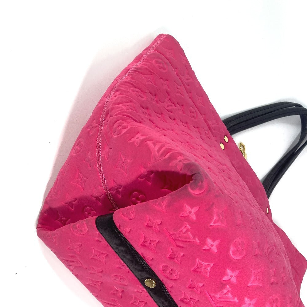 LOUIS VUITTON M92802 クルーズライン スキューバーMM カバン トートバッグ 肩掛け ショルダーバッグ マイクロファイバー レディース ピンク