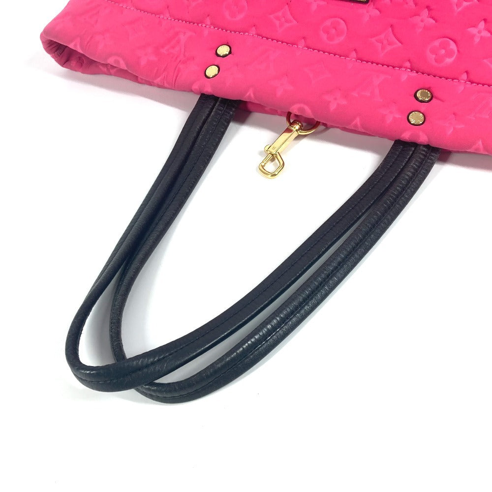 LOUIS VUITTON M92802 クルーズライン スキューバーMM カバン トートバッグ 肩掛け ショルダーバッグ マイクロファイバー レディース ピンク