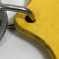 BALENCIAGA 678769 The Simpsons Collaboration Bag Charm Keychain Leather Men's Yellow