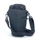 BALENCIAGA 618193 ボトルホルダー 巾着 ロゴ カバン 斜め掛け ポシェット バイカラー ショルダーバッグ ナイロン/レザー レディース ブラック