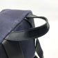 BALENCIAGA 392007 ロゴ リュックサック キャンバス/レザー メンズ ネイビー