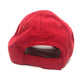 BALENCIAGA 623903 GYM WEAR CAP Logo embroidery Baseball hats, headwear, accessories cap cotton Red Used