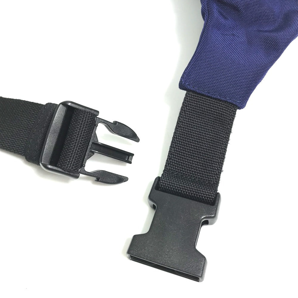 BALENCIAGA 482389 Explorer Waist Bag/Belt Bag/Body Bag, Unisex, Nylon, Navy