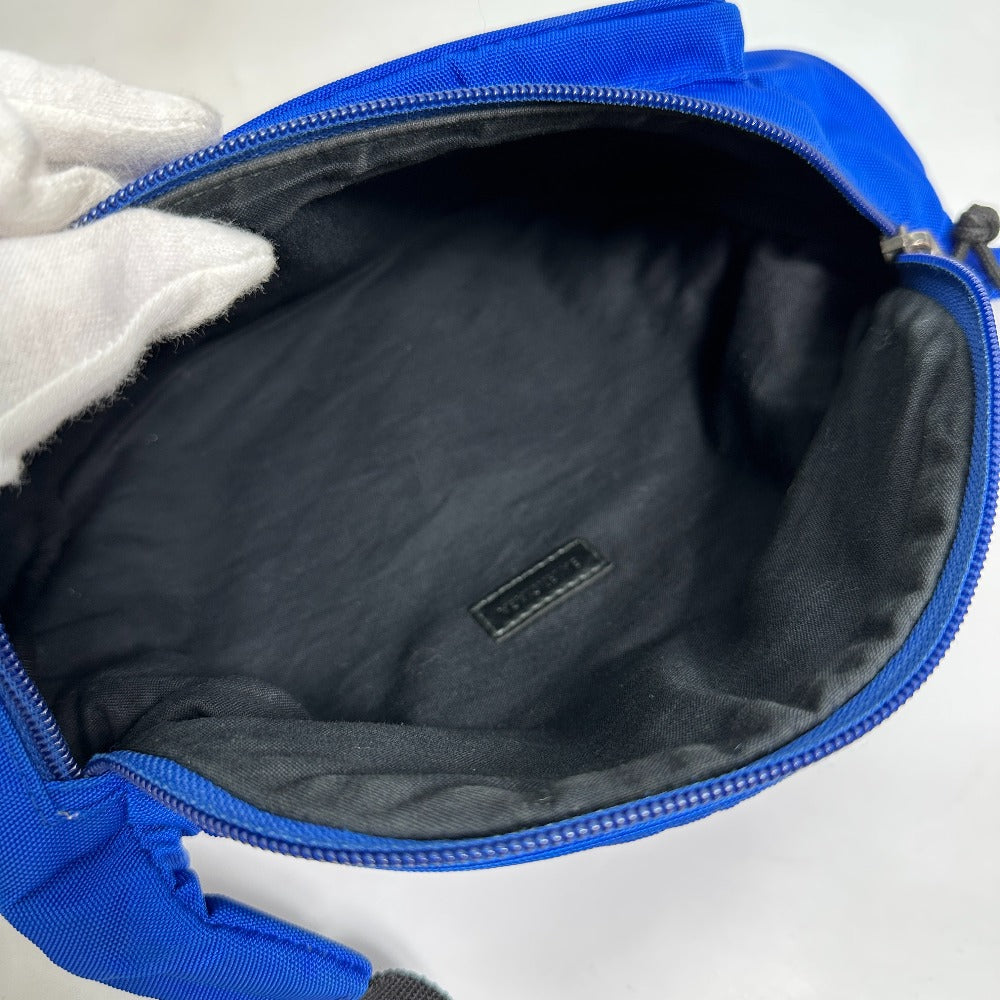 BALENCIAGA 482389 Logo Explorer Waist Bag, Shoulder Bag, Belt Bag, Body Bag, Nylon, Men's, Blue