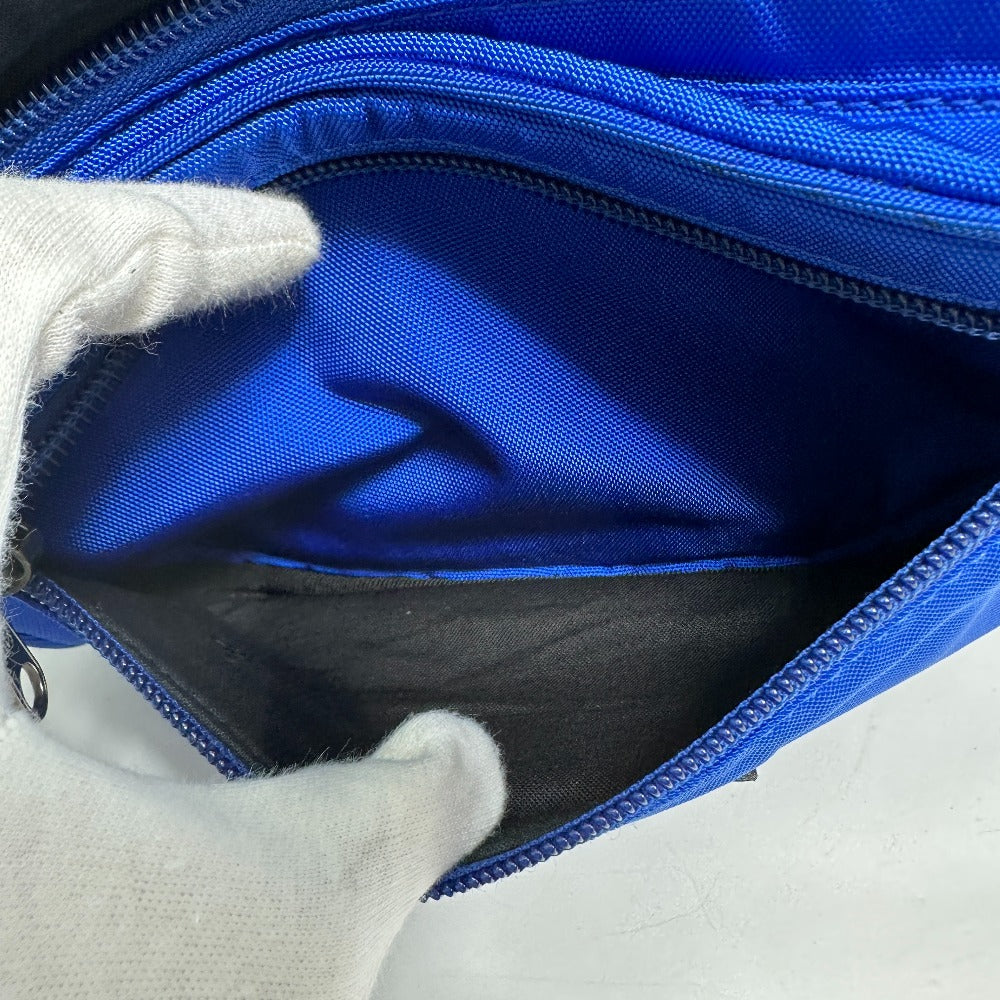 BALENCIAGA 482389 Logo Explorer Waist Bag, Shoulder Bag, Belt Bag, Body Bag, Nylon, Men's, Blue