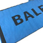 BALENCIAGA バイカラー ロゴ マフラー ウール メンズ ブルー