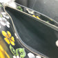 BALENCIAGA 674693 GOSSIP ゴシップ フラワー カバン 肩掛け 斜め掛け ショルダーバッグ レザー レディース ブラック