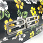 BALENCIAGA 674693 GOSSIP ゴシップ フラワー カバン 肩掛け 斜め掛け ショルダーバッグ レザー レディース ブラック