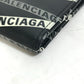 BALENCIAGA 541567 Explorer Shoulder Wallet with Logo, Leather, Black, Men's