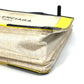 BALENCIAGA 339937 Navy Pochette Crossbody Clutch Bag Pouch Shoulder Bag Leather/Coated Canvas Women's Yellow