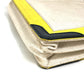 BALENCIAGA 339937 Navy Pochette Crossbody Clutch Bag Pouch Shoulder Bag Leather/Coated Canvas Women's Yellow