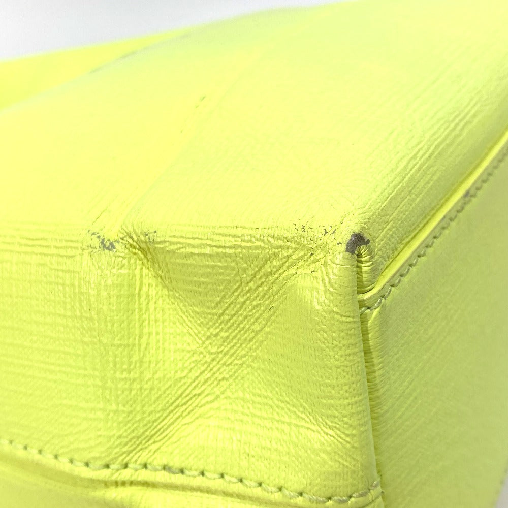 BALENCIAGA 568817 Shoulder Bag, Crossbody Shopping Tote XS, 2-Way Tote Bag, Leather, Women's, Yellow