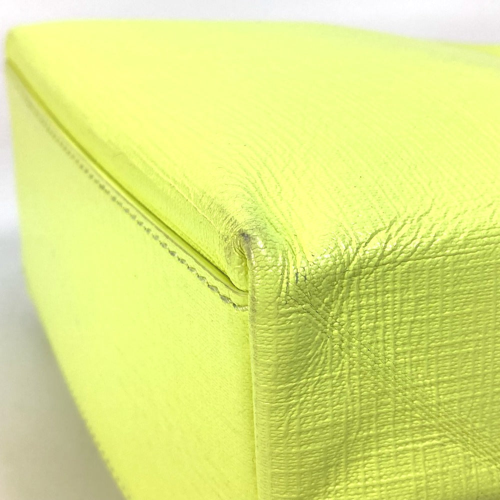 BALENCIAGA 568817 Shoulder Bag, Crossbody Shopping Tote XS, 2-Way Tote Bag, Leather, Women's, Yellow