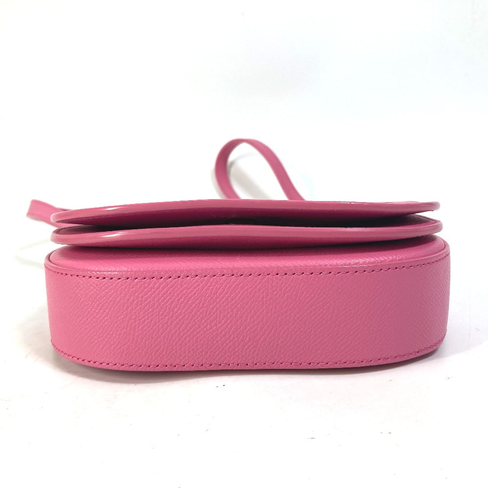 BALENCIAGA 550639 Ville D Pochette Crossbody Shoulder Bag in Pink Leather