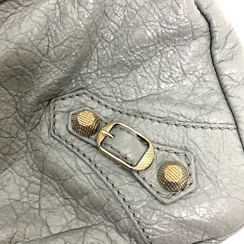 BALENCIAGA 519872 THE TOWN Bag 2WAY Hand Bag Leather gray Used
