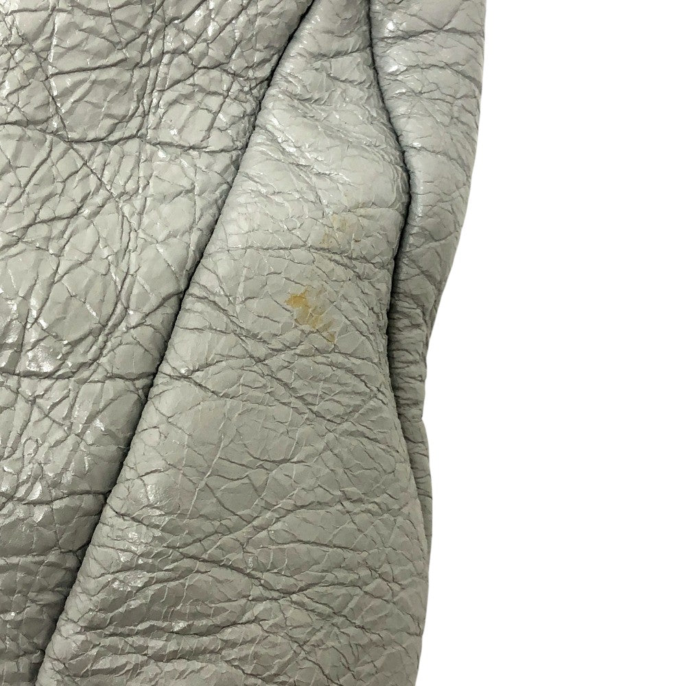 BALENCIAGA 519872 THE TOWN Bag 2WAY Hand Bag Leather gray Used