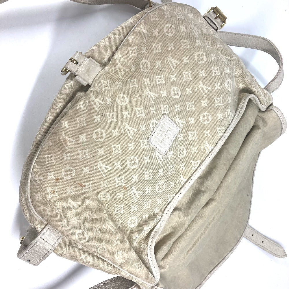 LOUIS VUITTON M95314 Monogram Minilan Saumur 30 Crossbody Flap Shoulder Bag in Monogram Minilan Canvas, Women's, Dune Beige