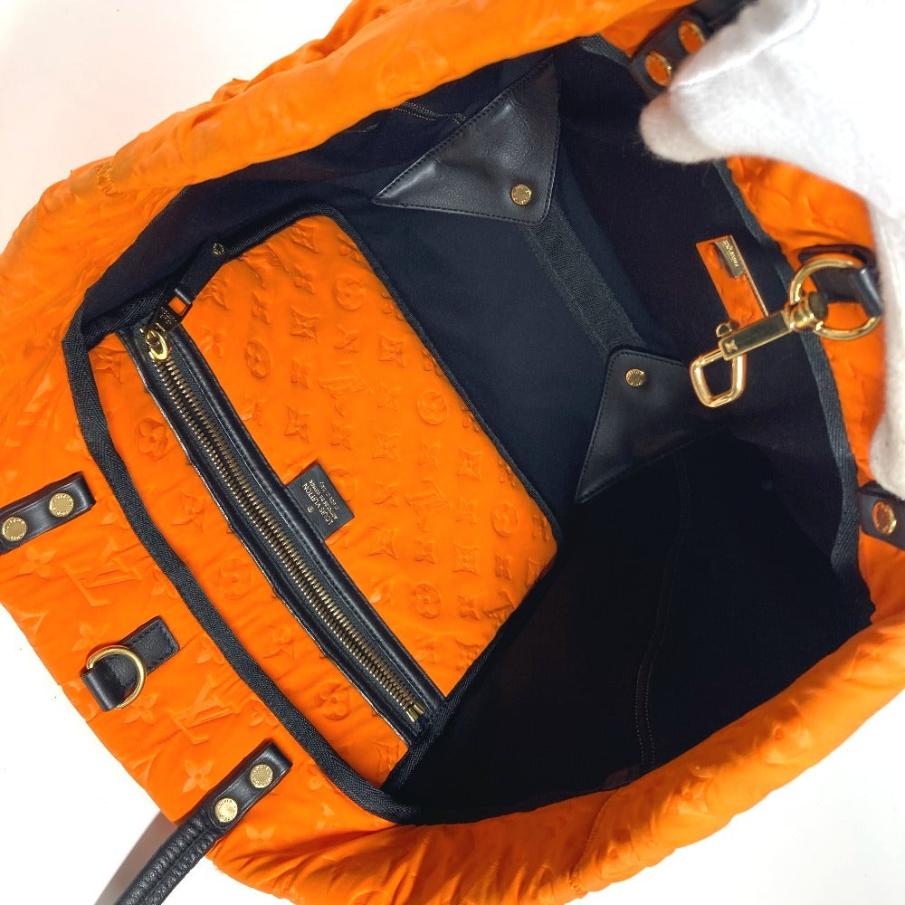 LOUIS VUITTON M92803 クルーズライン スキューバーMM 肩掛け トートバッグ カバン ショルダーバッグ マイクロファイバー レディース オレンジ