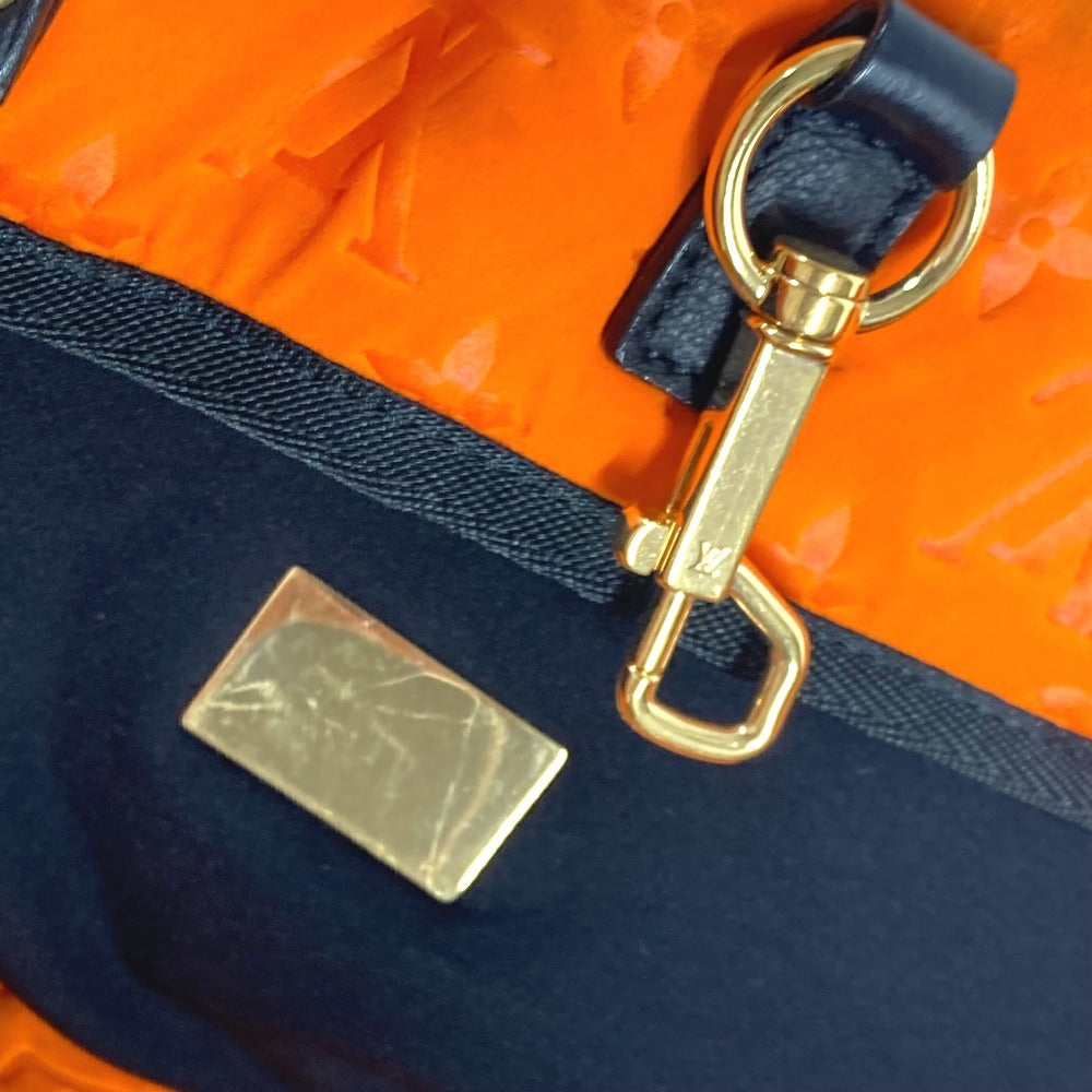 LOUIS VUITTON M92803 クルーズライン スキューバーMM 肩掛け トートバッグ カバン ショルダーバッグ マイクロファイバー レディース オレンジ