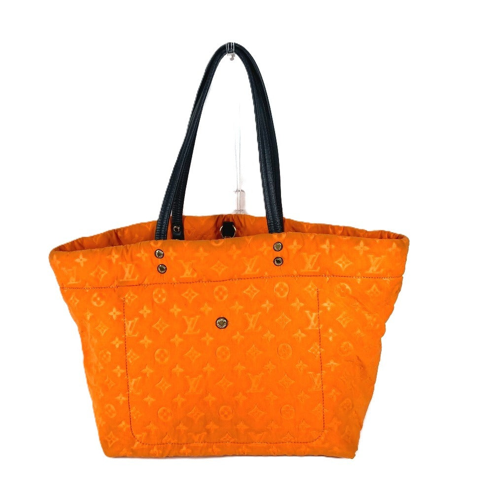 LOUIS VUITTON M92803 クルーズライン スキューバーMM 肩掛け トートバッグ カバン ショルダーバッグ マイクロファイバー レディース オレンジ