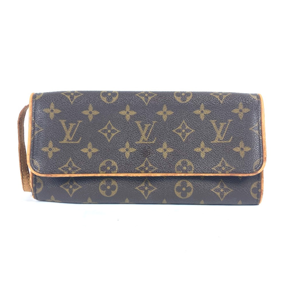 LOUIS VUITTON M51852 モノグラム ポシェットツインGM 斜め掛け ポシェット カバン 2WAYバッグ クラッチバッグ ショルダーバッグ モノグラムキャンバス レディース ブラウン - brandshop-reference