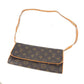 LOUIS VUITTON M51852 モノグラム ポシェットツインGM 斜め掛け ポシェット カバン 2WAYバッグ クラッチバッグ ショルダーバッグ モノグラムキャンバス レディース ブラウン - brandshop-reference