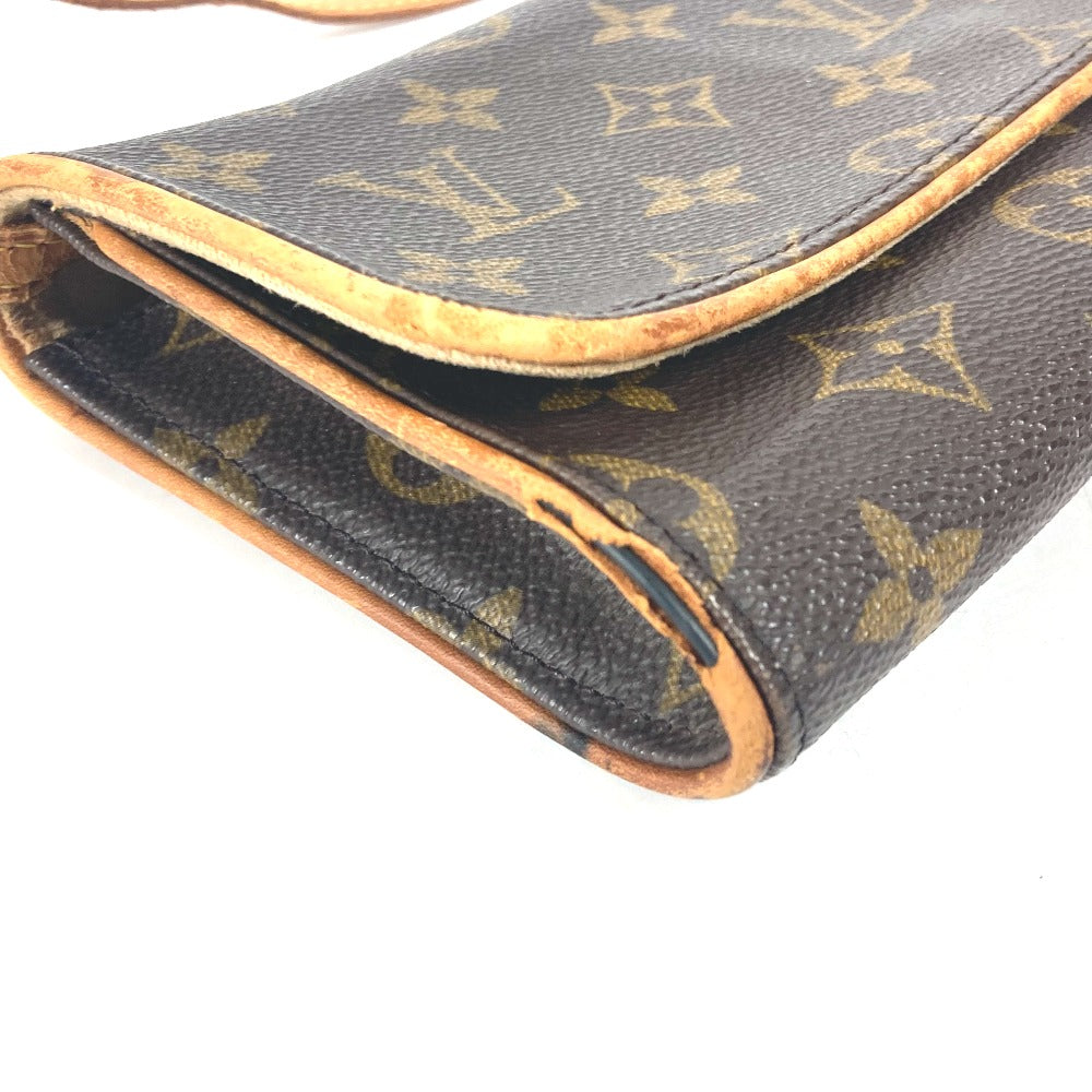 LOUIS VUITTON M51852 モノグラム ポシェットツインGM 斜め掛け ポシェット カバン 2WAYバッグ クラッチバッグ ショルダーバッグ モノグラムキャンバス レディース ブラウン - brandshop-reference