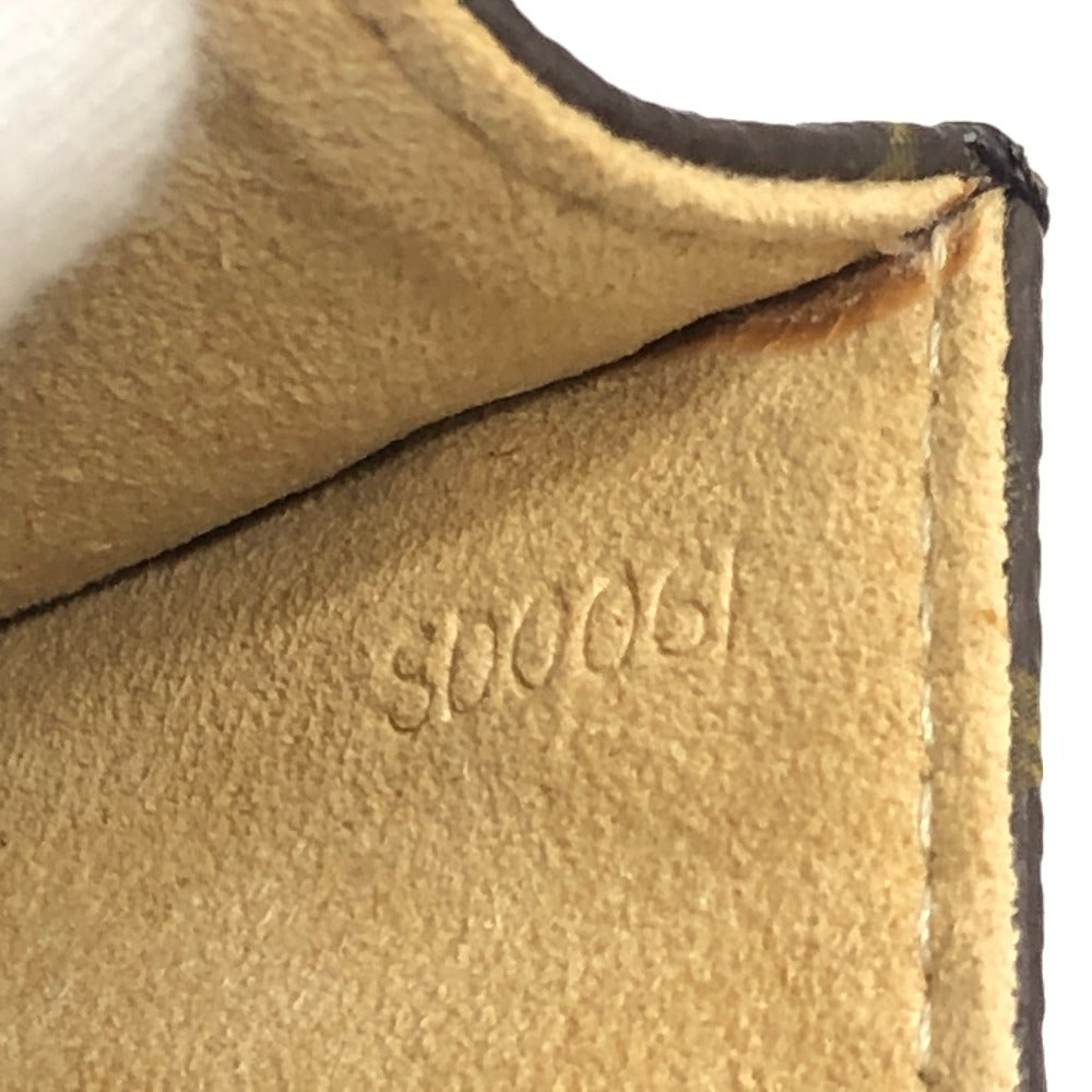 LOUIS VUITTON M51852 Pochette Twin GM 2-Way Clutch/Shoulder Bag, Monogram Canvas, Women's, Brown