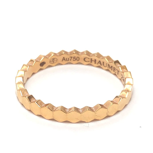 Chaumet K18PG Be de Chaumet Be My Love Honeycomb Accessory Jewelry Size 13 Ring K18 Pink Gold Gold Used