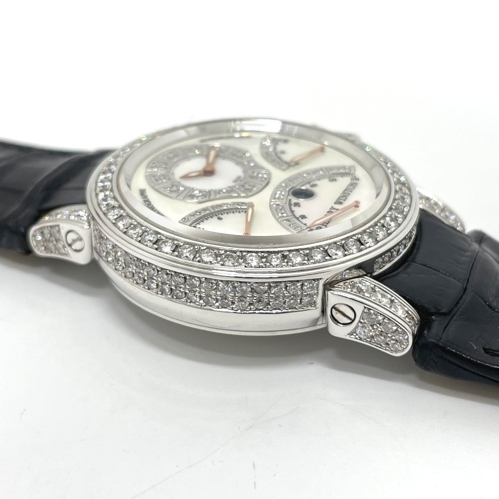 HARRY WINSTON MCRA44W Ocean Chronograph Triple Retrograde Automatic Watch, 18K White Gold, Men's