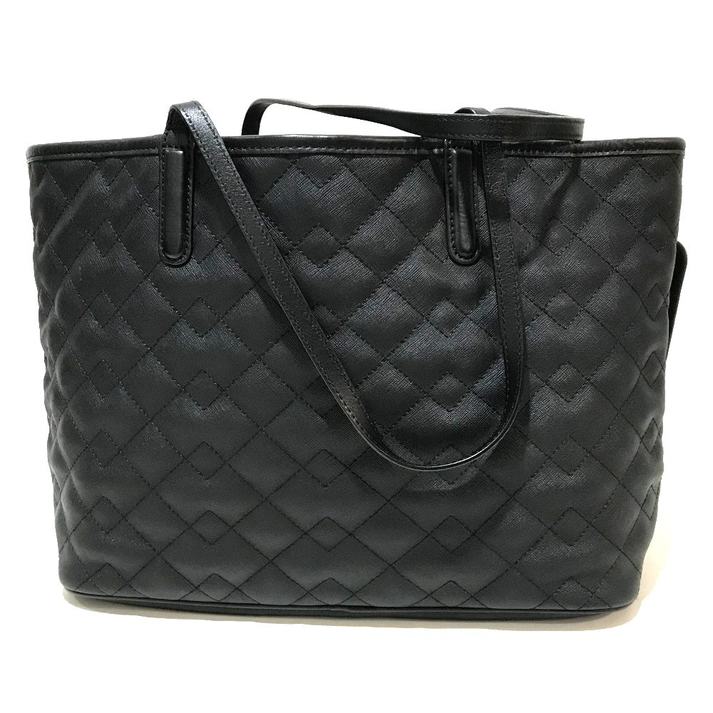 MARC BY MARC JACOBS Quilted Shoulder Bag/Tote Bag with Pouch, PVC/Leather, Women's, Black